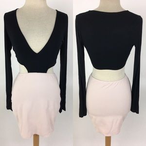 Nasty Gal cutout mini dress (runs small)